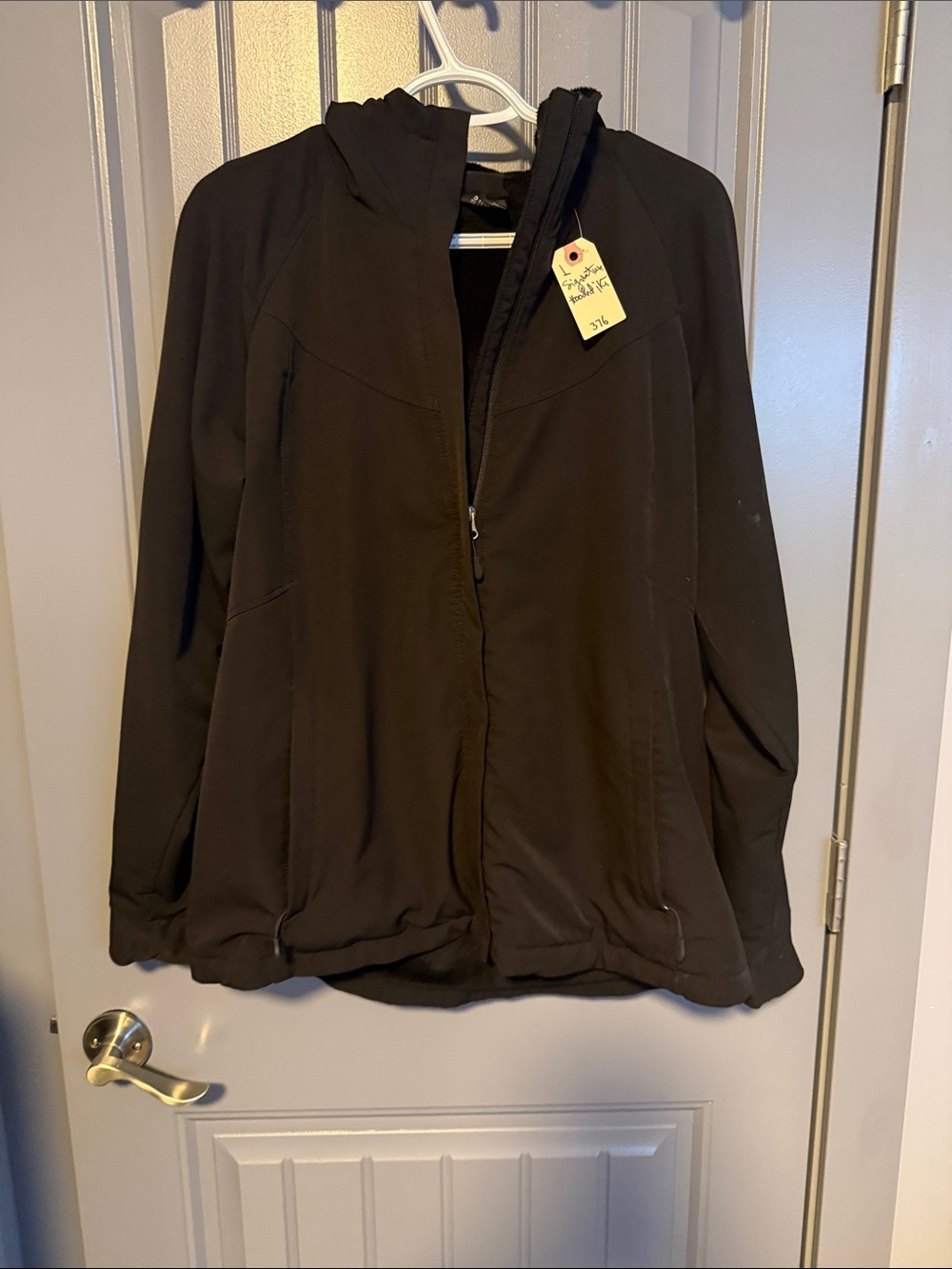 Kirkland Signature Black Hooded Zip Jacket